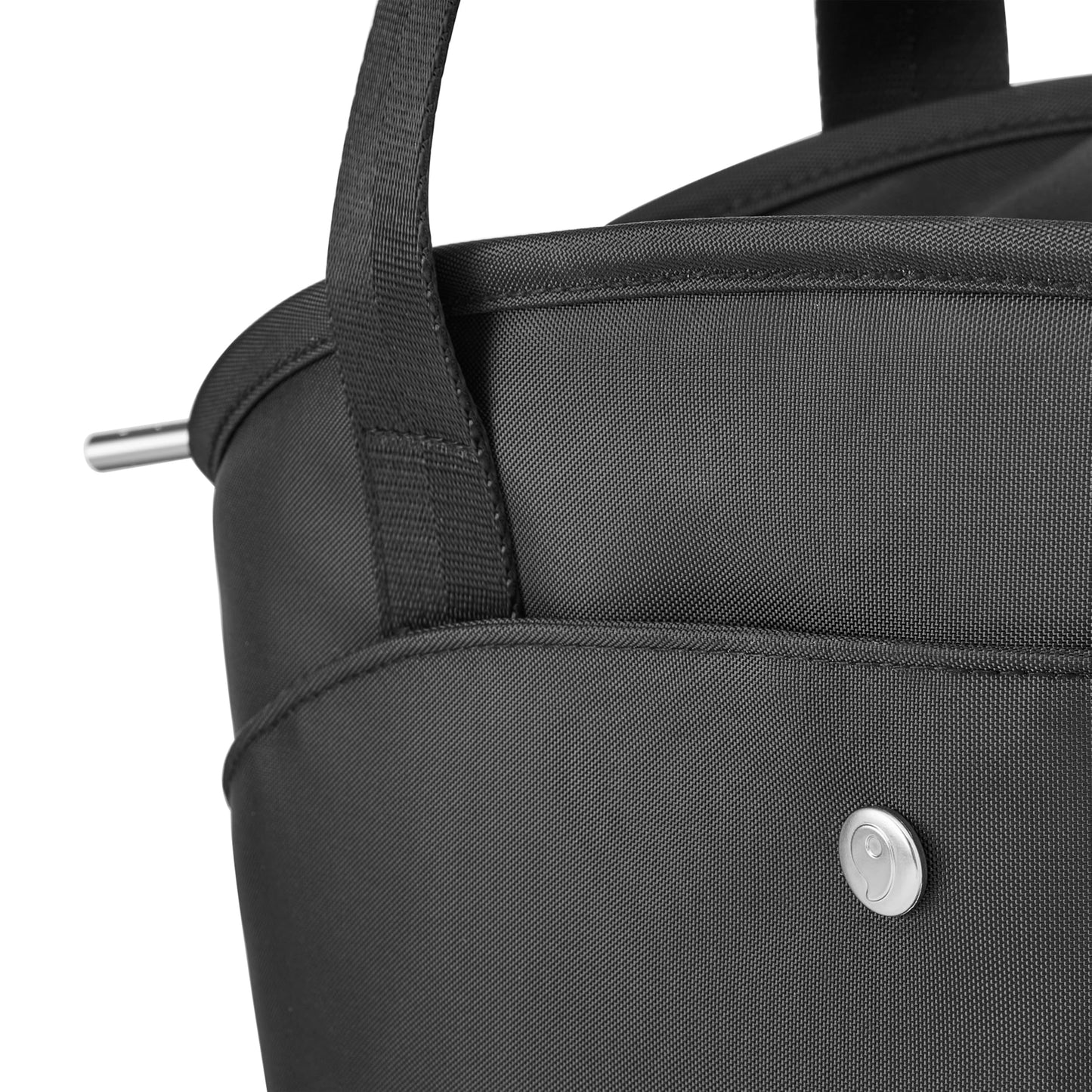 S'well Insulated Lunch Tote 10L, Onyx, Leakproof Lining With Waterproof Zip Closure, Multiple Pockets For Packing, Inner Strap Holds Water Bottle, Fits S'well Salad Bowl Kit Or Bento Box