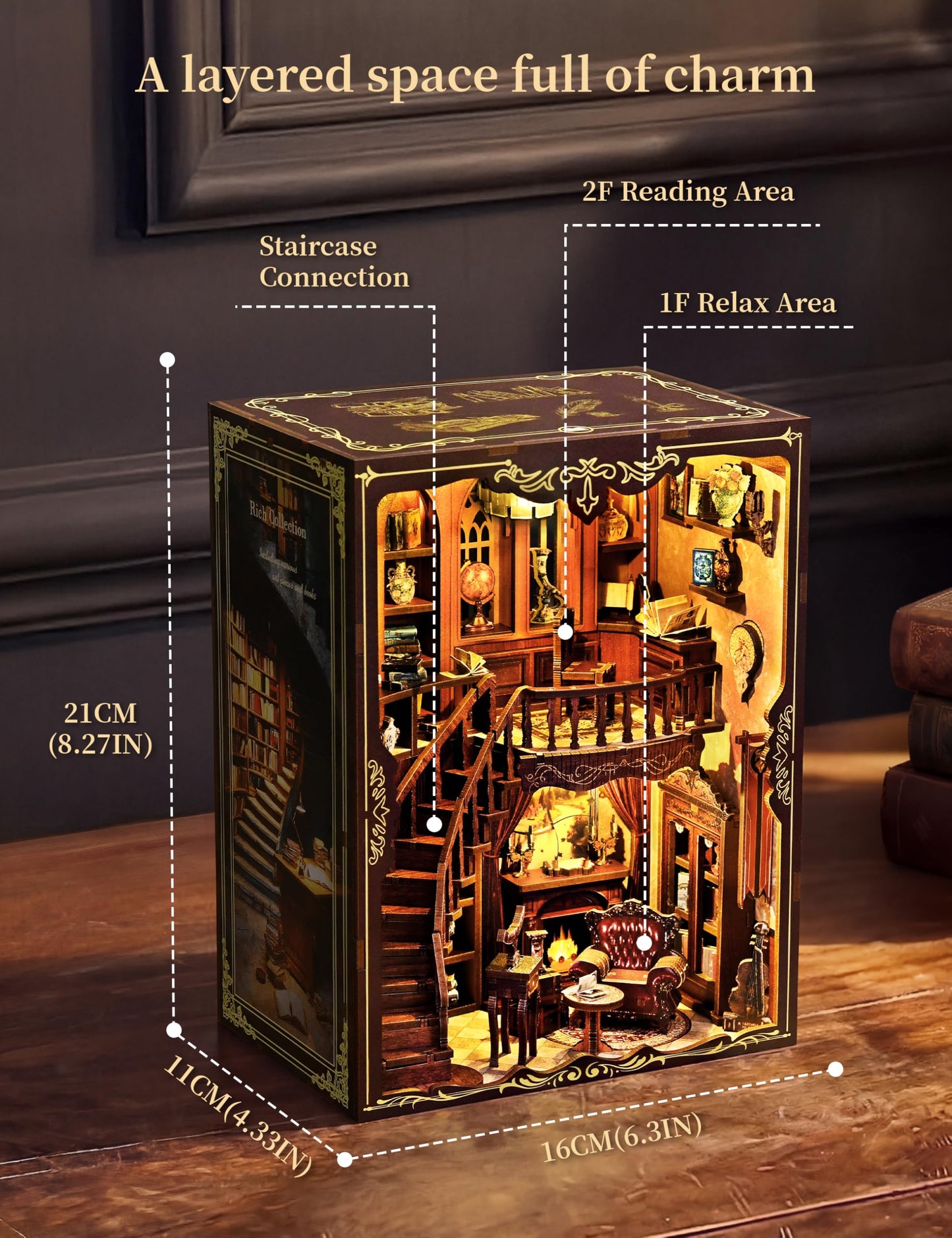 BESSERITE Book Nook Kit