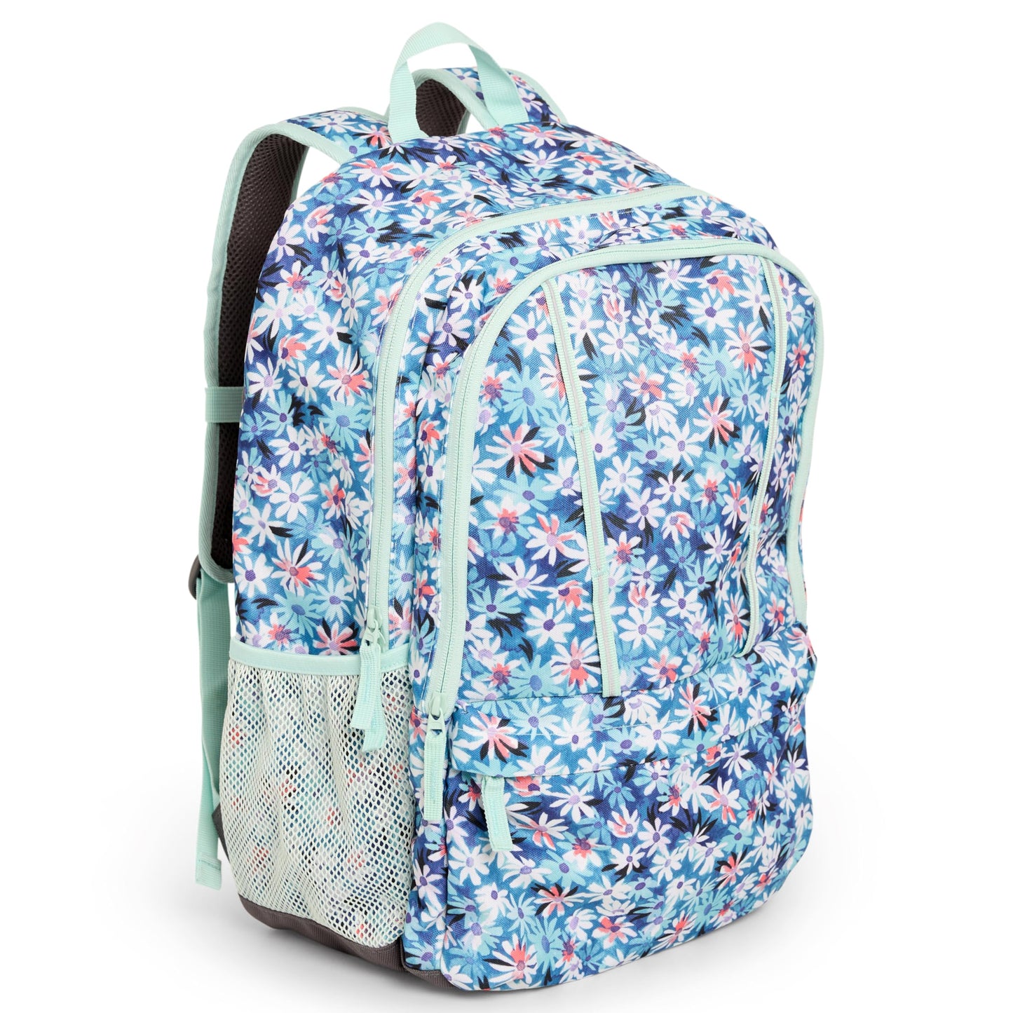 Lands' End Unisex Kids Large ClassMate Lightweight Durable Elementary School Backpack, Peacock