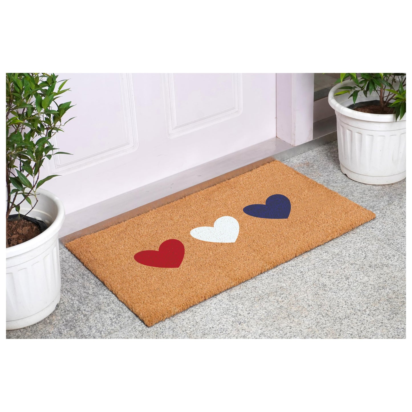 Calloway Mills Patriotic Hearts Doormats (24" x 36")