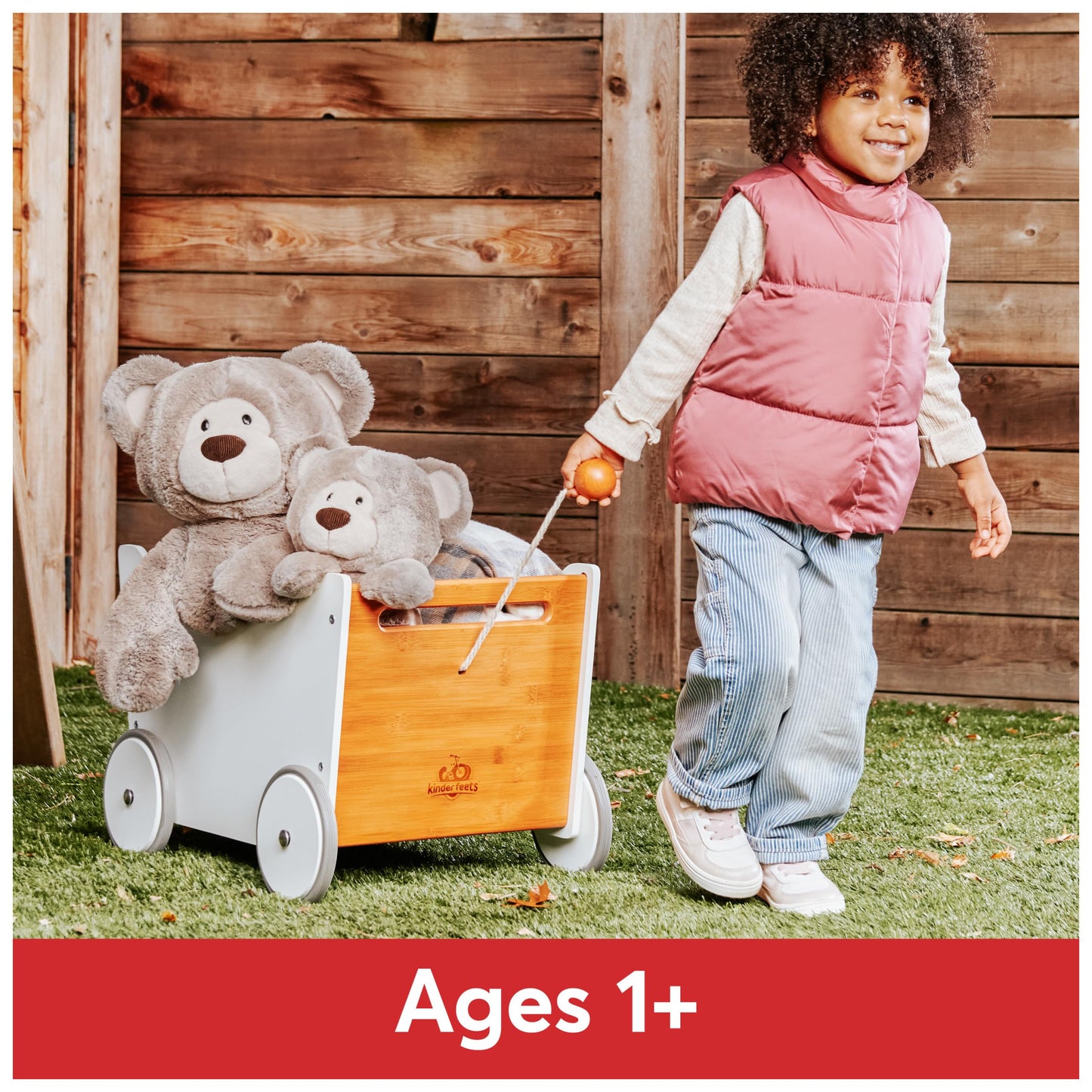 GUND Mukki Teddy Bear, Premium Stuffed Animal for Ages 1 and Up, Brown/Cream, 10"