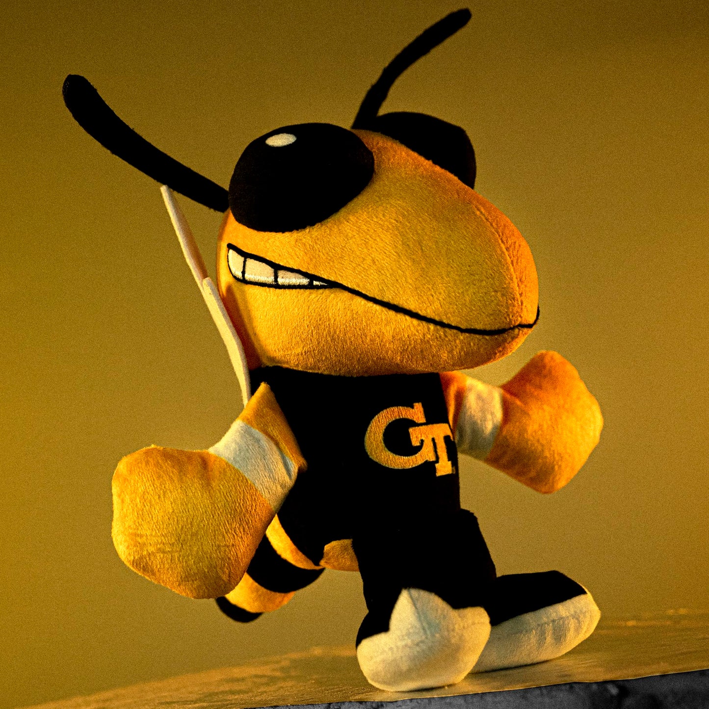 Bleacher Creatures Georgia Tech Yellow Jacket Mascot 8" Kuricha Sitting Plushies - Soft Chibi Inspired Mascot