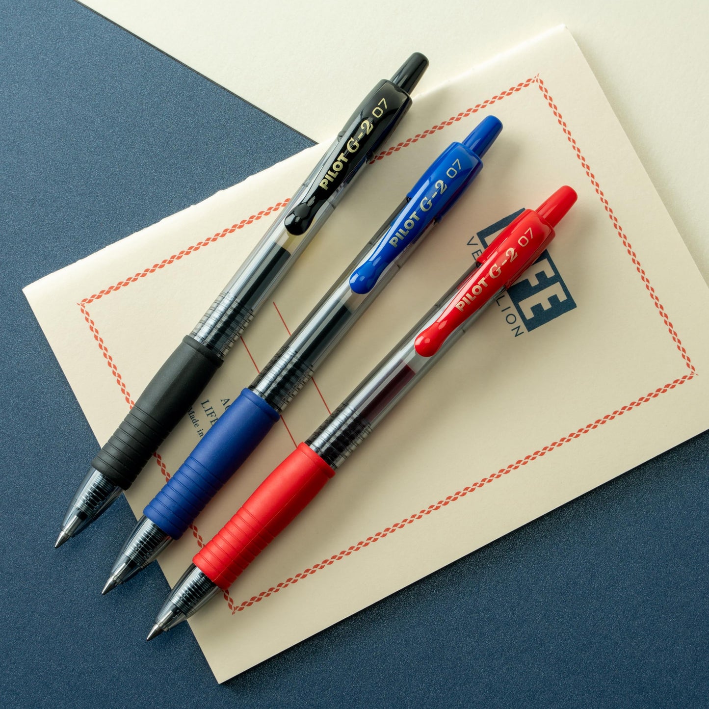 Pilot G2 Premium Gel Pens, Fine Point 0.7 mm, Assorted Colors, Tub of 36