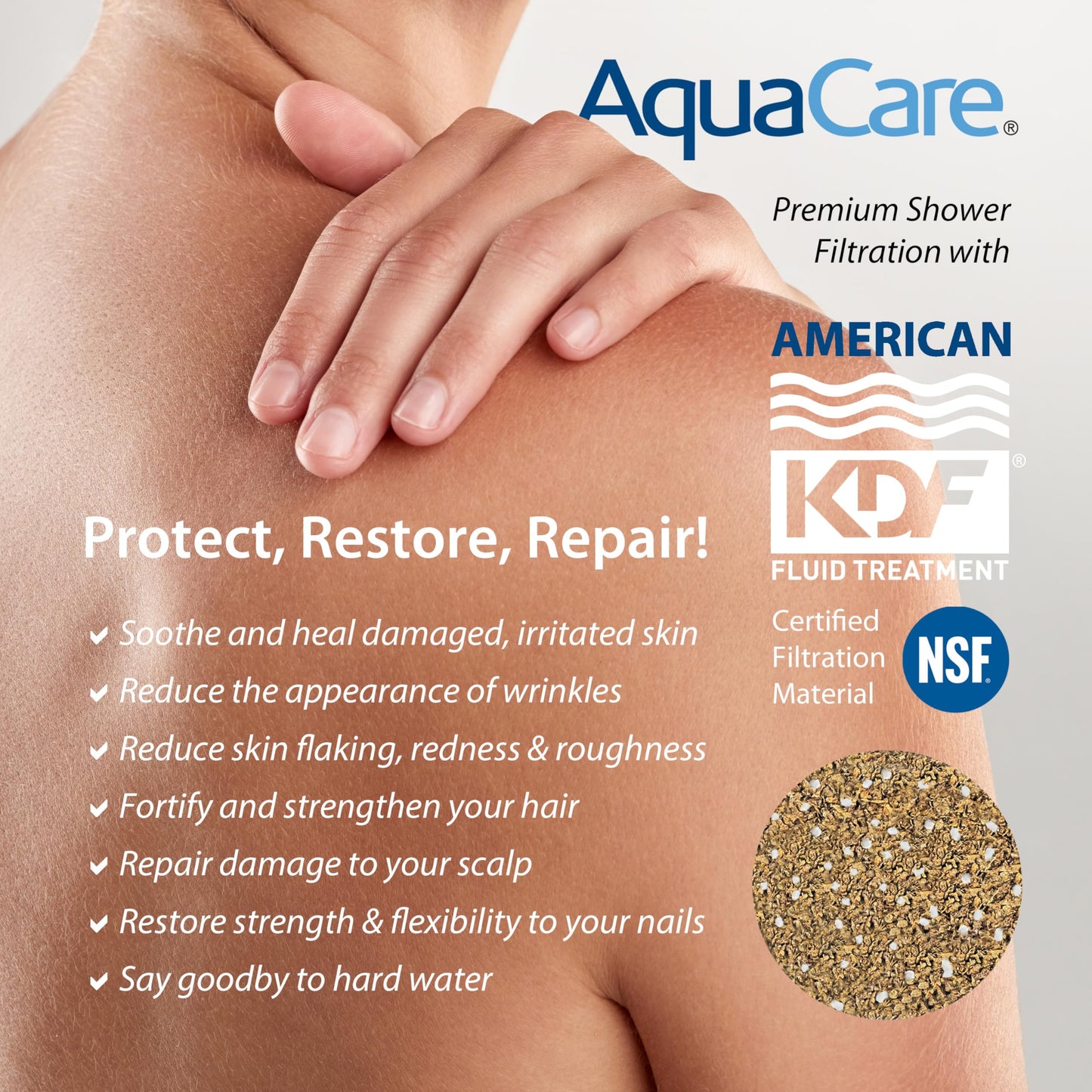 AquaCare 4X High Pressure 10-mode Filter Handheld Shower Head with Dual Power Wash - Clean Tub, Tile & Pets, Remove Chlorine, Metals & Toxins from Water to Protect Skin, Hair & Nails. Chrome Finish