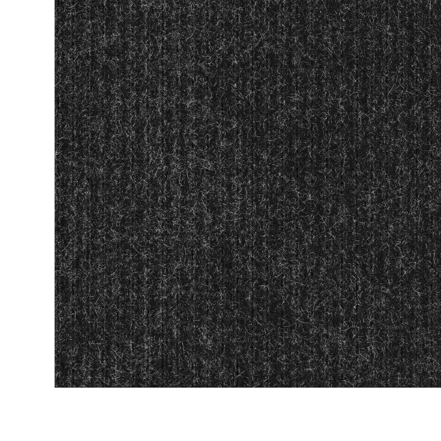 Ottomanson 2'7" x 12' Hallway Runner with Scraper Pile - Extra Durable Non-Slip Rug Mat for Indoor & Outdoor Use - Ideal for Kitchen, Entryway & Garage - High-Traffic Carpet, Black