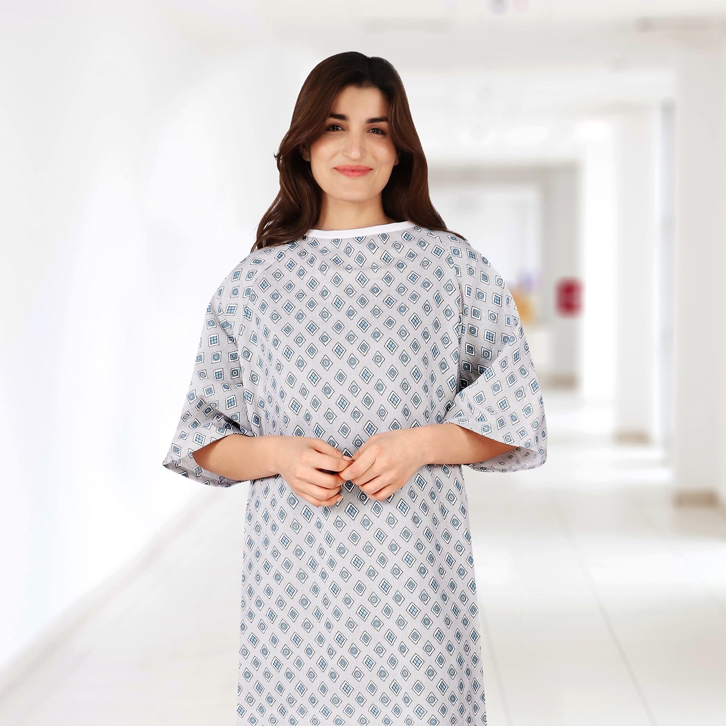 Utopia Care 6 Pack Unisex Hospital Gowns, Patient Gowns with Back Tie for Men and Women, Comfortably Fits Sizes up to 2XL