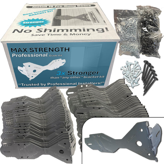EXPR® Premium Door Install Kit - Max Strength (Secures Both Sides) | Official Door Stud® Bracket