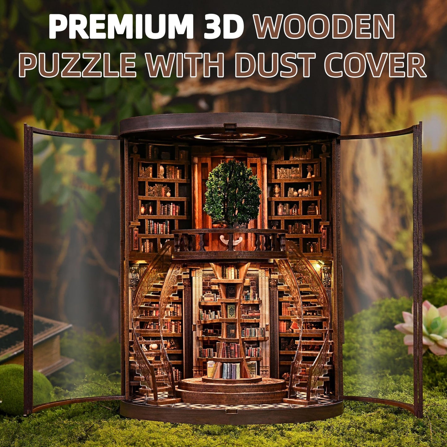 CRIOLPO Dollhouses Book Nook Kit