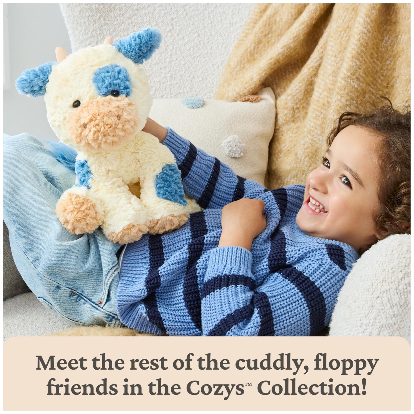 GUND Cozys Collection Pig Plush, Pig Stuffed Animal for Ages 1 and Up, Pink, 10”