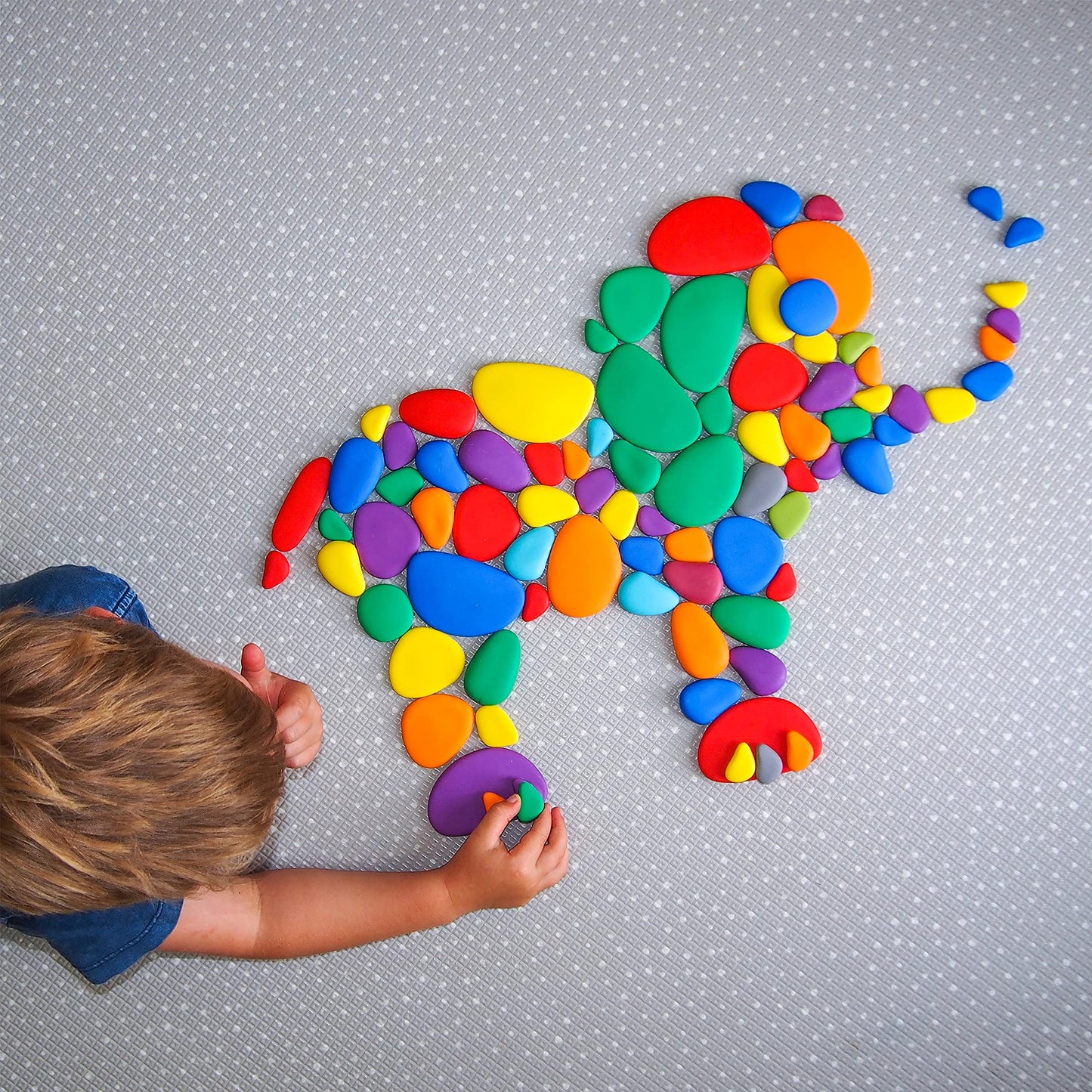Learning Advantage 13208 Rainbow Pebbles