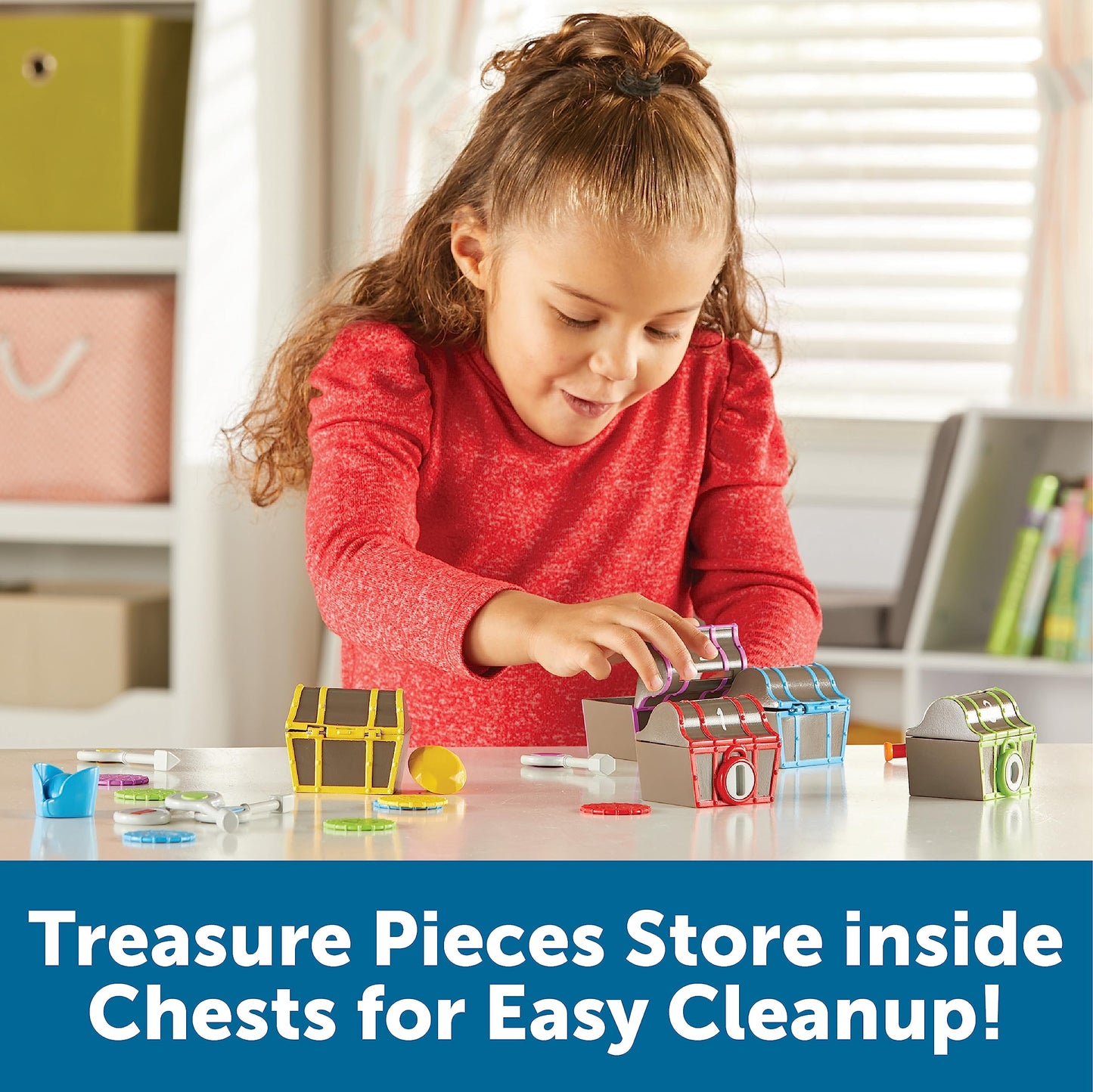LEARNING RESOURCES SORTING SURPRISE TREASURE CHESTS