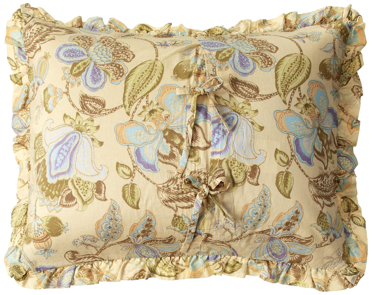 Greenland Home Fashions 100% Cotton Authentic Patchwork Quilted Daybed Set, 5 Piece, Blooming Prairie