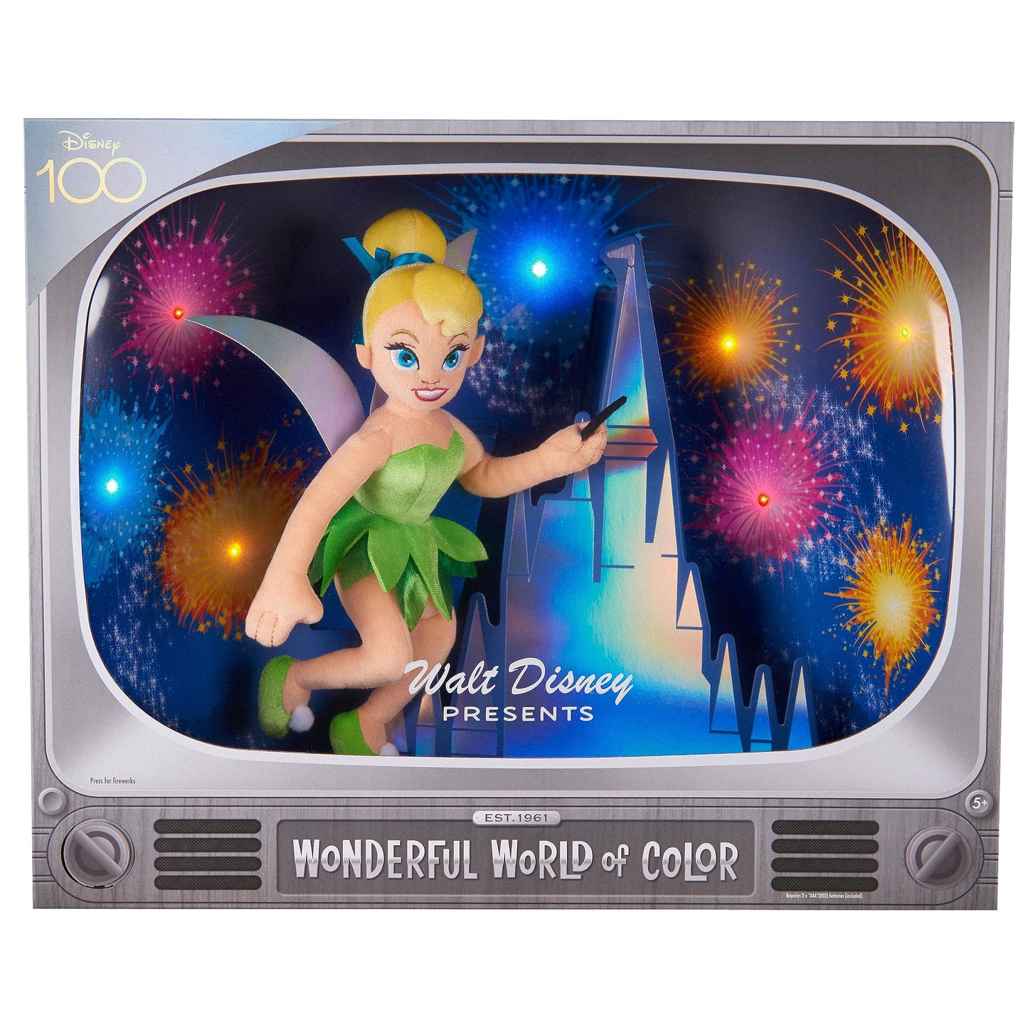 D100 Wonderful World of Color Tinker Bell, Kids Toys for Ages 3 Up, Gifts and Presents