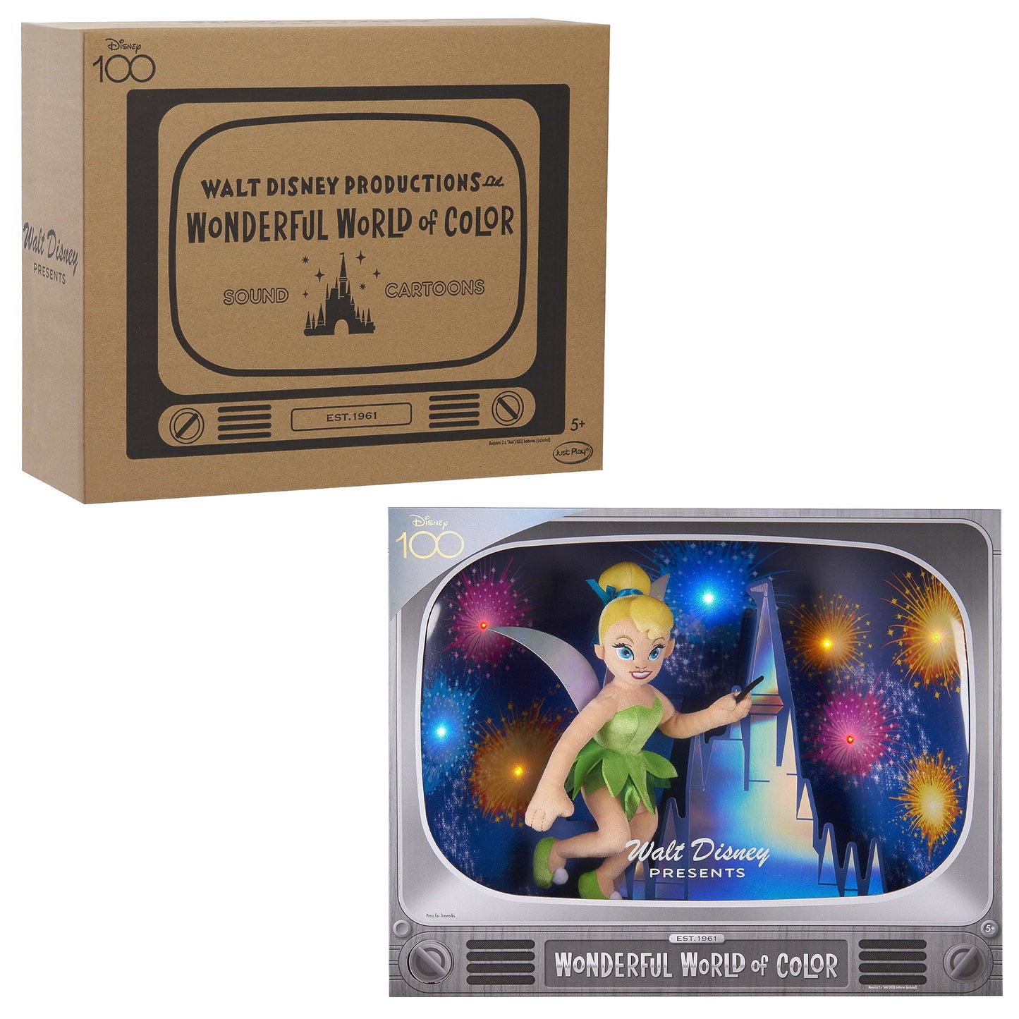 D100 Wonderful World of Color Tinker Bell, Kids Toys for Ages 3 Up, Gifts and Presents