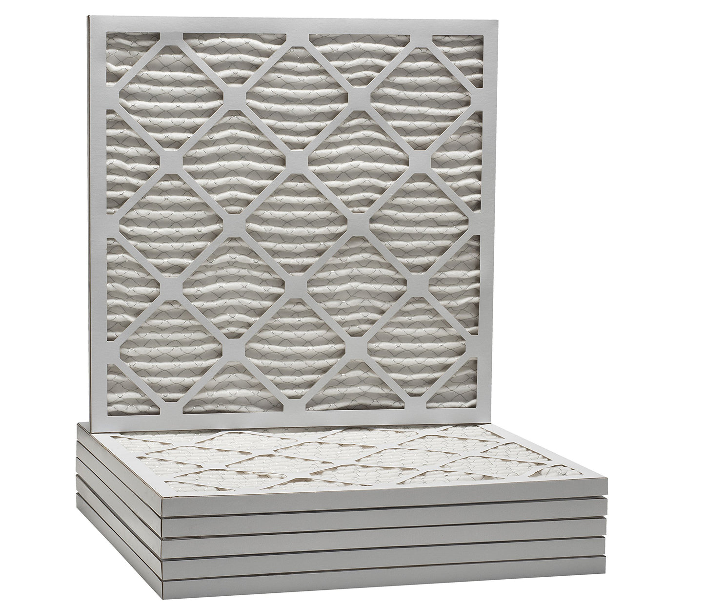 Aerostar 24x24x1 MERV 13 - 6 Count - Pleated HVAC, Furnace & Air Conditioner Filters - Removes Bacteria, Dust, Cold & Flu Germs, Lint, Mold, Pet Dander, Allergy-Causing Pollen, Smog, Smoke & Viruses
