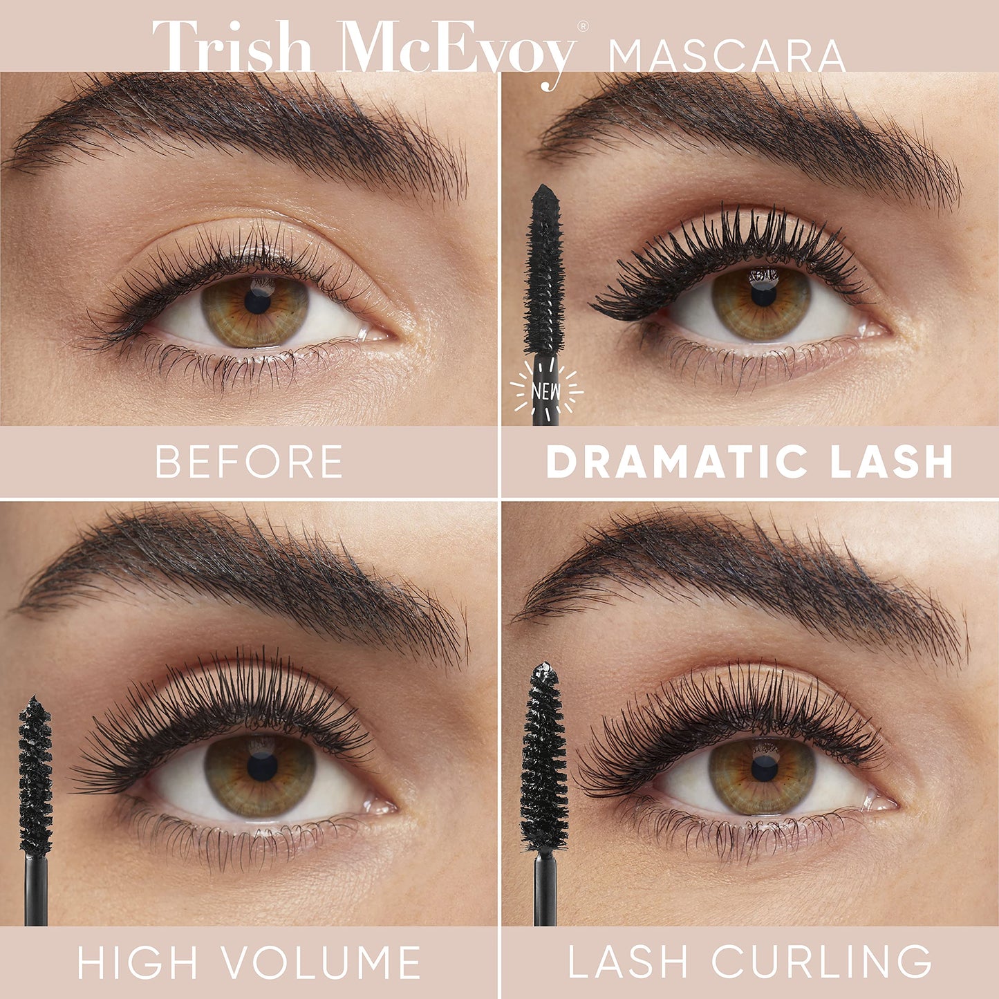 Trish McEvoy High Volume Mascara, Black, 0.18 oz / 5 g
