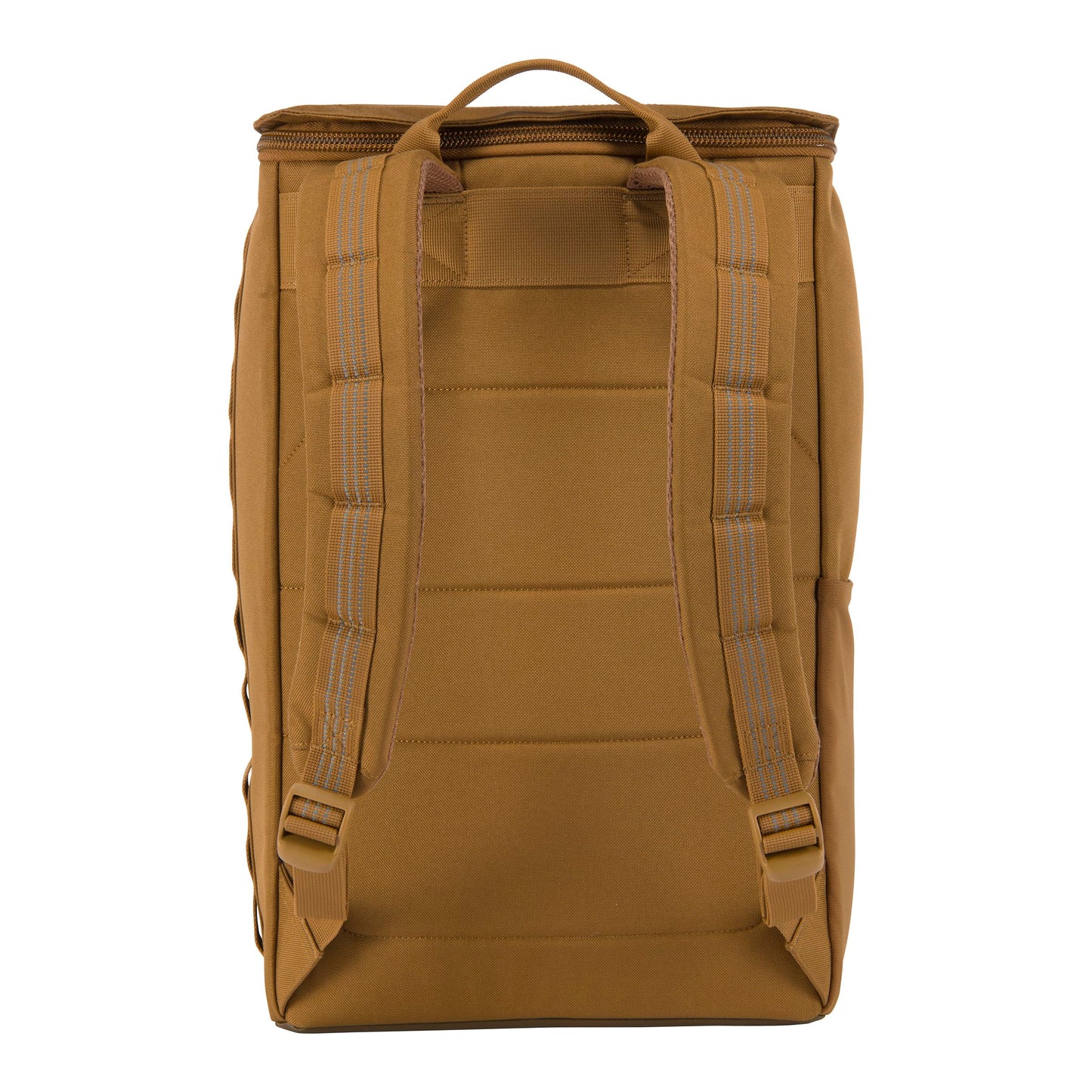 Carhartt 21L Top-Load Backpack, Water Resistant Coated Canvas Base with Laptop Sleeve, Brown, One Size