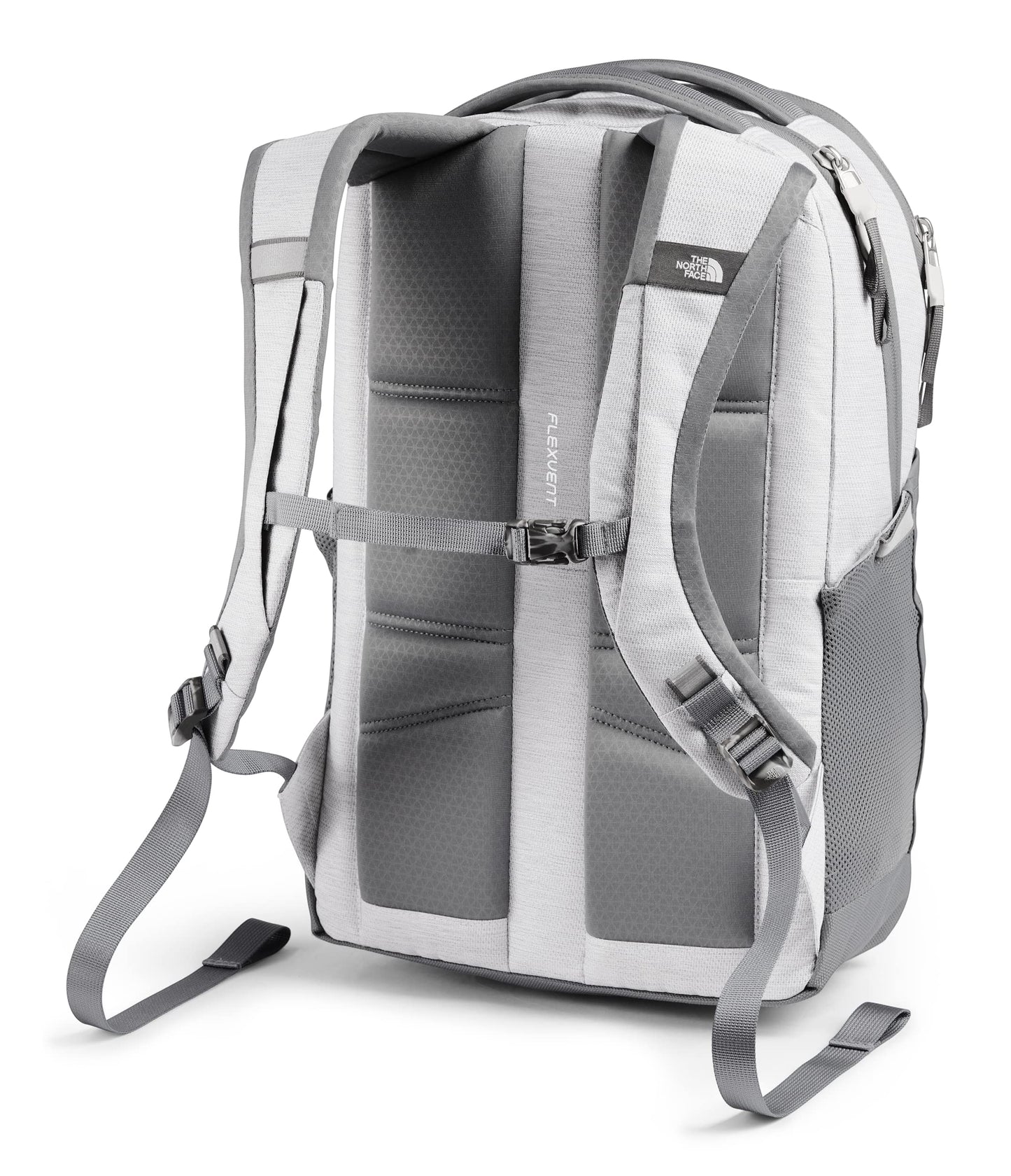 The North Face Women's Jester Everyday Laptop Backpack, TNF White Metallic Mélange/Mid Grey, One Size