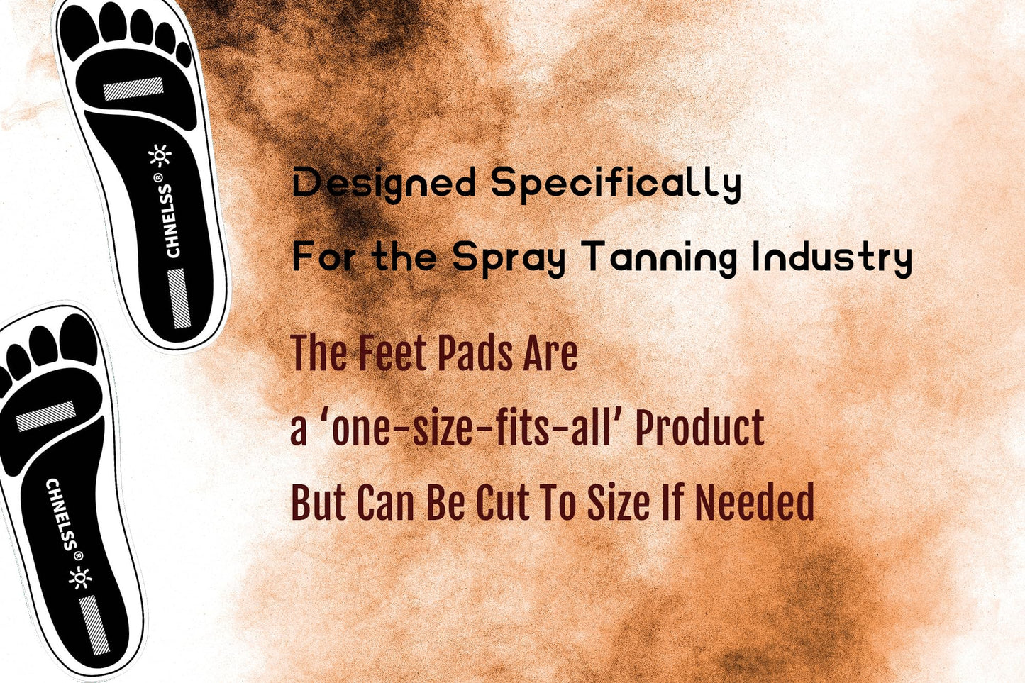 Black 120Pairs(240Feet)Disposable Spray Tanning Feet Pads for Hygienic Foot Protectors,Comfortable & Hygienic Spray Tan Pads Feet-Specifically for the Spray Tanning Industry or Salon,One Size-Non Slip