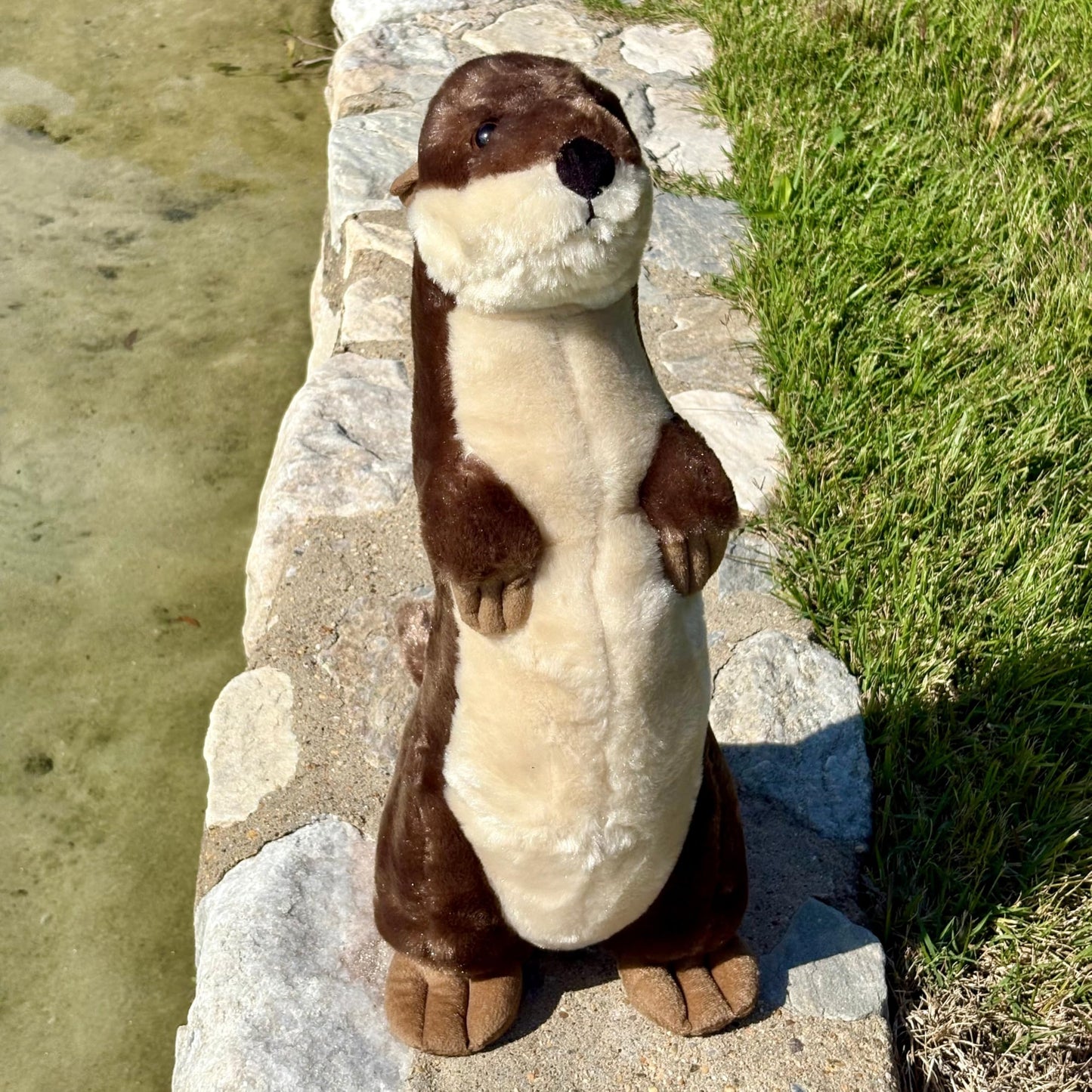 Standing River Otter 20" by The Petting Zoo