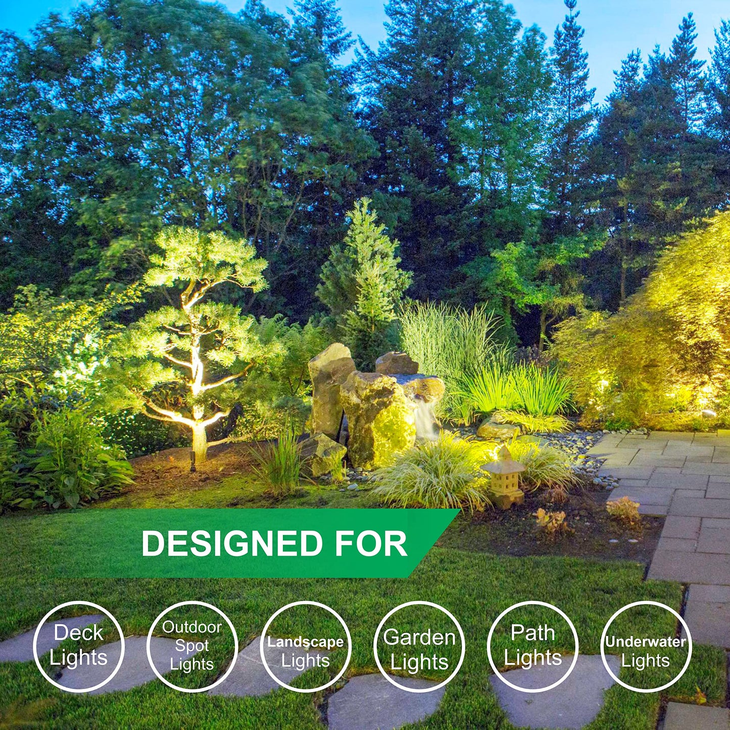 NATIONAL Wire&Cable 16/2 Low Voltage Landscape Lighting Wire - Made in USA - 16-Gauge 2-Conductor - 200 Feet