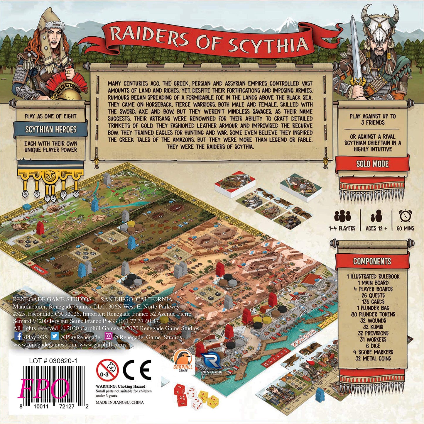 Renegade Game Studios Raiders of Scythia