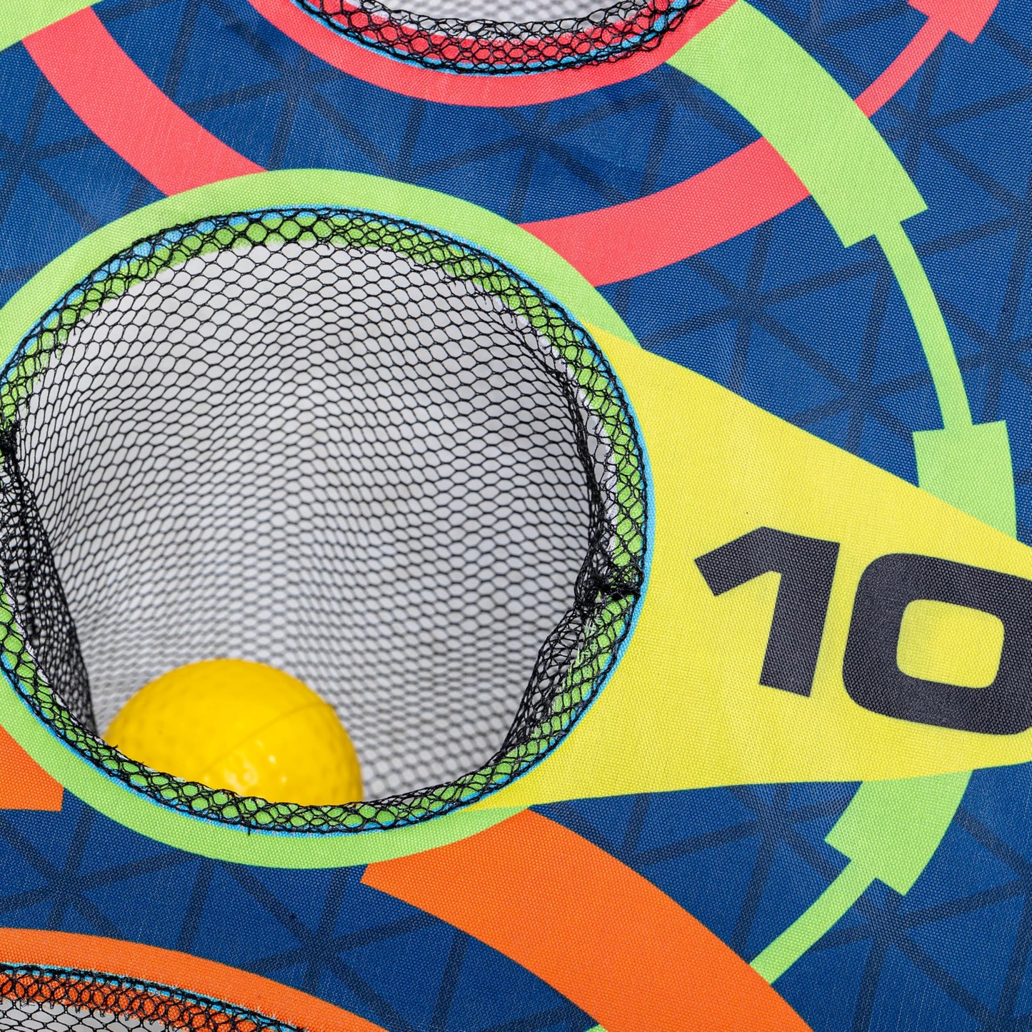 NERF Kids Bounce N Score Target Toss Game Set - Foam Ball Bouncing Game for Kids Ages 6+ - (6) Foam Bouncy Balls and (1) Scoring Target Included