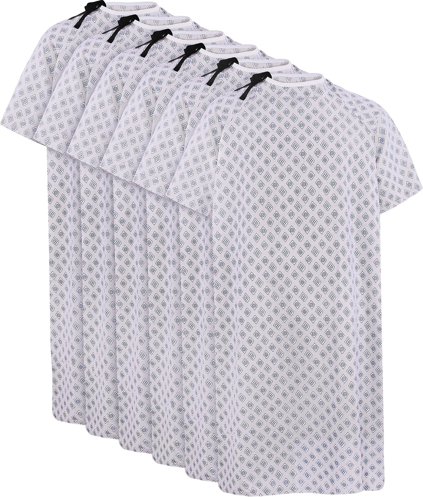 Utopia Care 6 Pack Unisex Hospital Gowns, Patient Gowns with Back Tie for Men and Women, Comfortably Fits Sizes up to 2XL