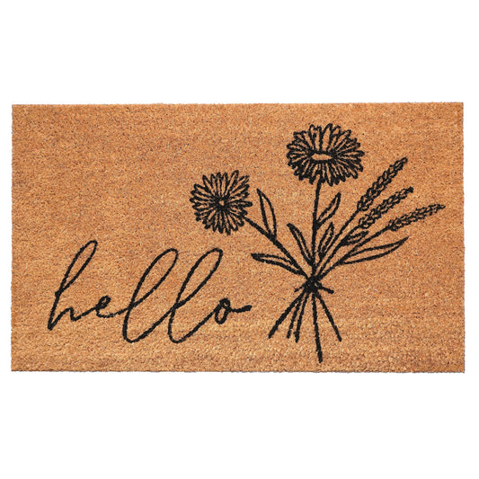 Calloway Mills 108762448 Wildflower Bouquet Doormat, 24" x 48"