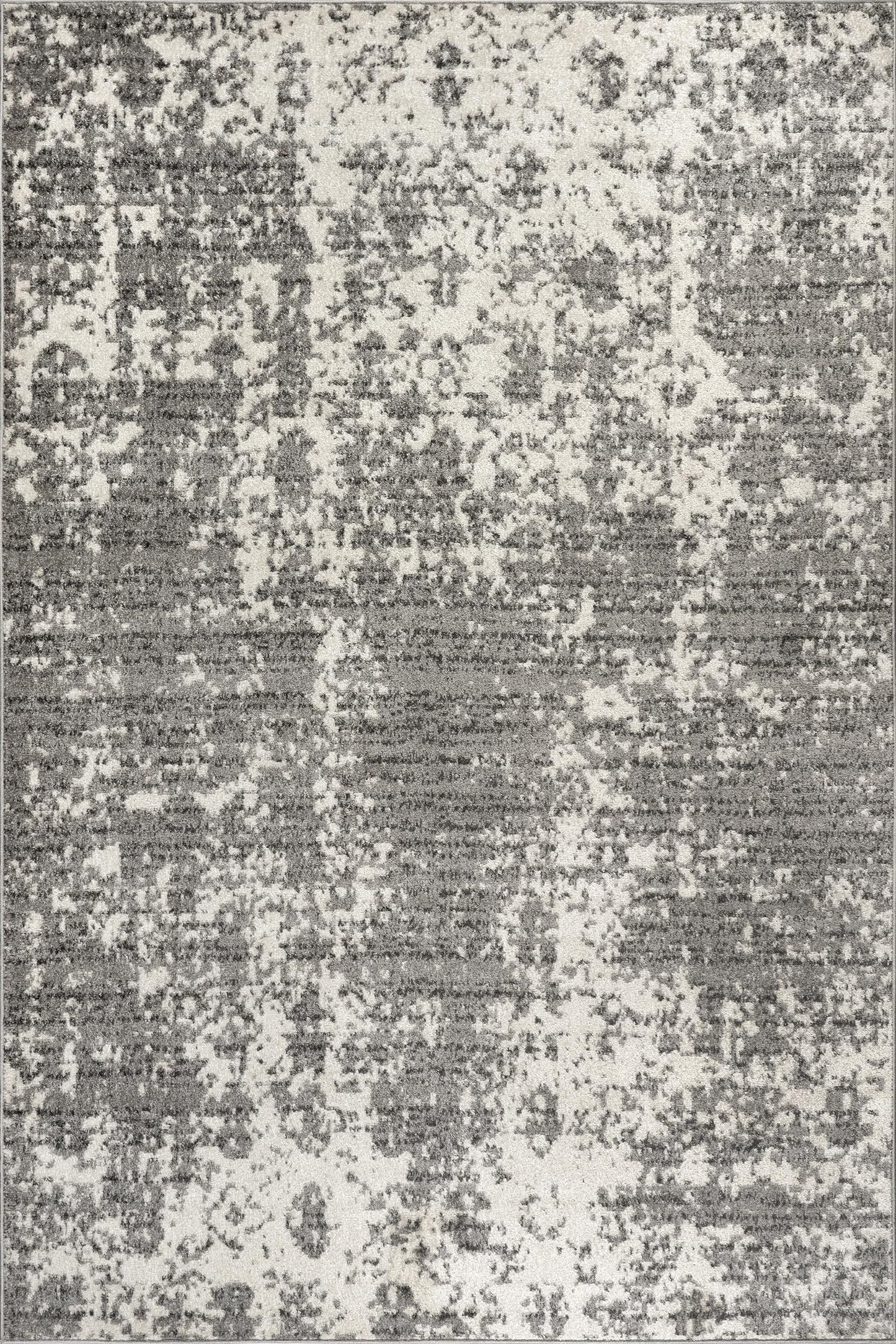 nuLOOM Deedra Modern Abstract Area Rug - 4x6 Area Rug Modern/Contemporary Grey/Ivory Rugs for Living Room Bedroom Dining Room Kitchen