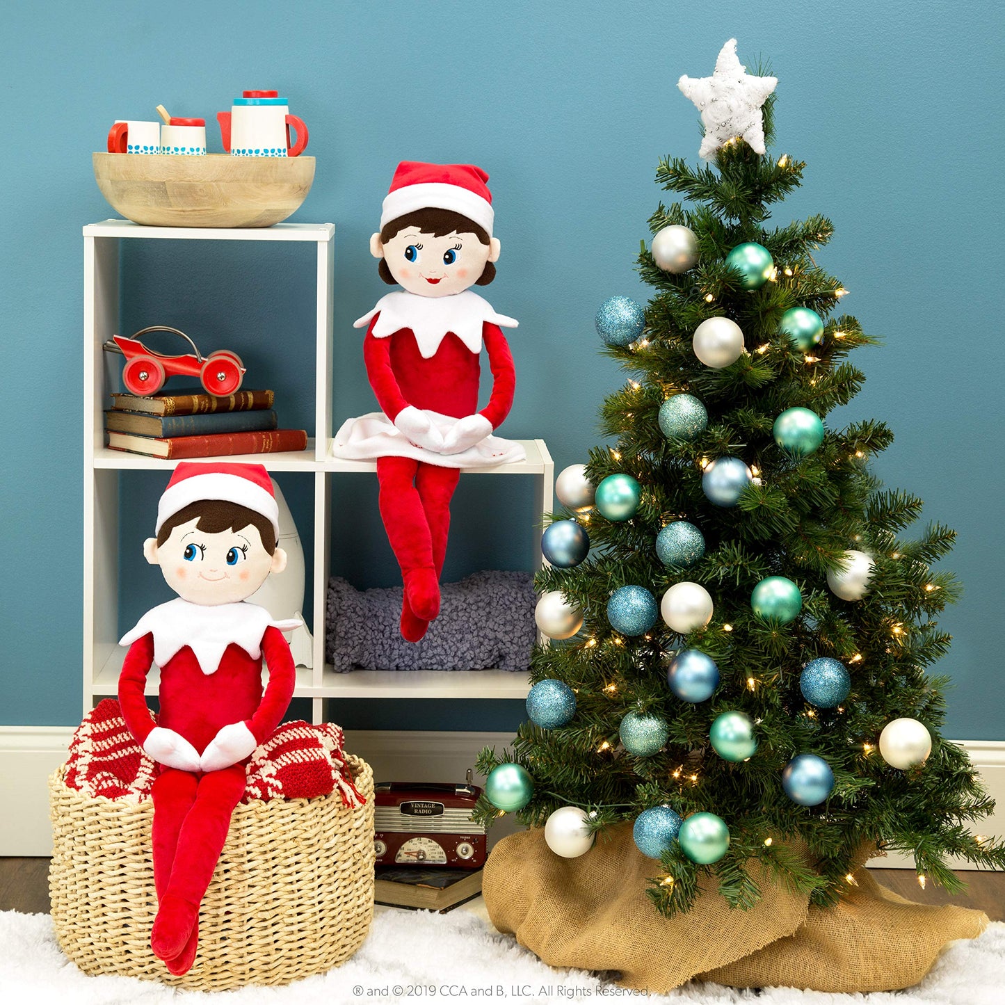 Elf on The Shelf - Plushee Pals Huggable Boy Blue Eyes, 27 inch