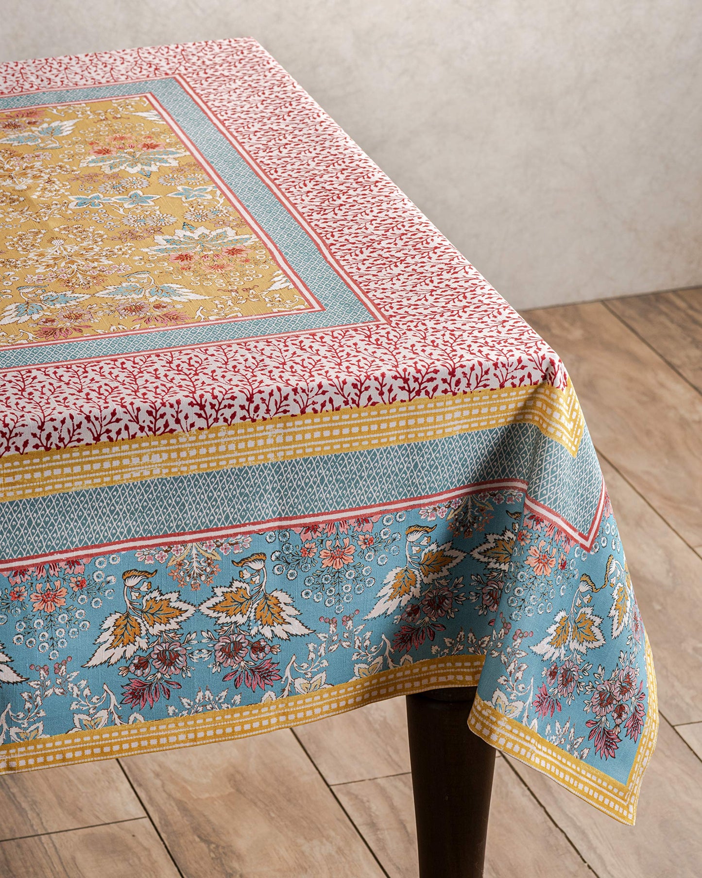 Maison d' Hermine Table Cloth Rectangle Table 100% Cotton 70 x 140 Inches Tablecloth Reusable Decorative Everyday Use for Dining Room, Farmhouse, Home Party, Festive & Wedding Spring Summer - Marquise