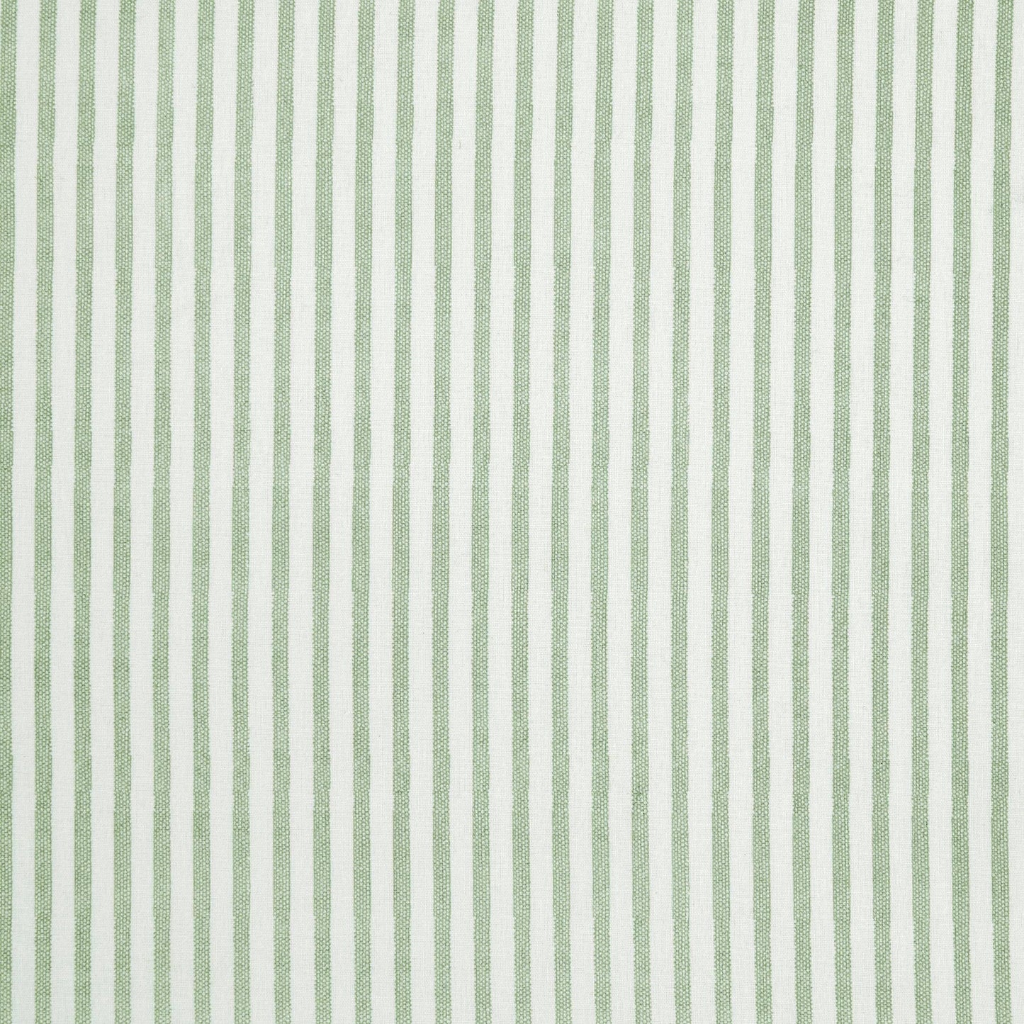 Laura Ashley - Euro Sham Covers, Soft Cotton Decorative Pillow Covers with Envelope Closure, 26x26, Ticking Stripe Room Decor, Set of 2 (Green)