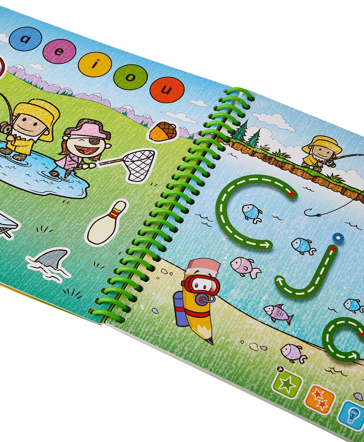Leapfrog 461403 Read & Write 3D Activity Book, Multicolour,18.7 x 17.8 x 1.8cm