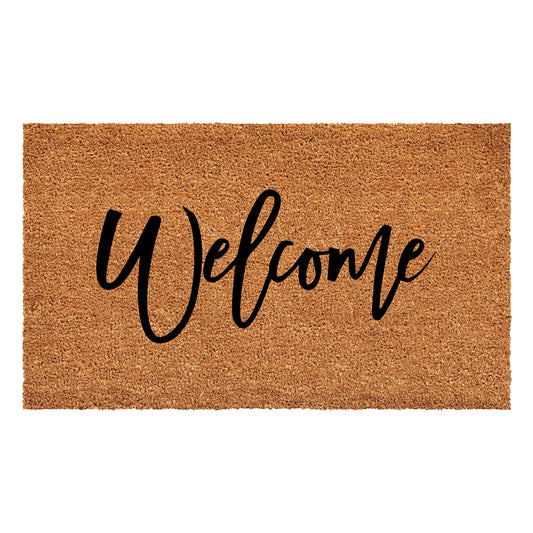 Calloway Mills Cursive Welcome Doormat, 24" x 48"