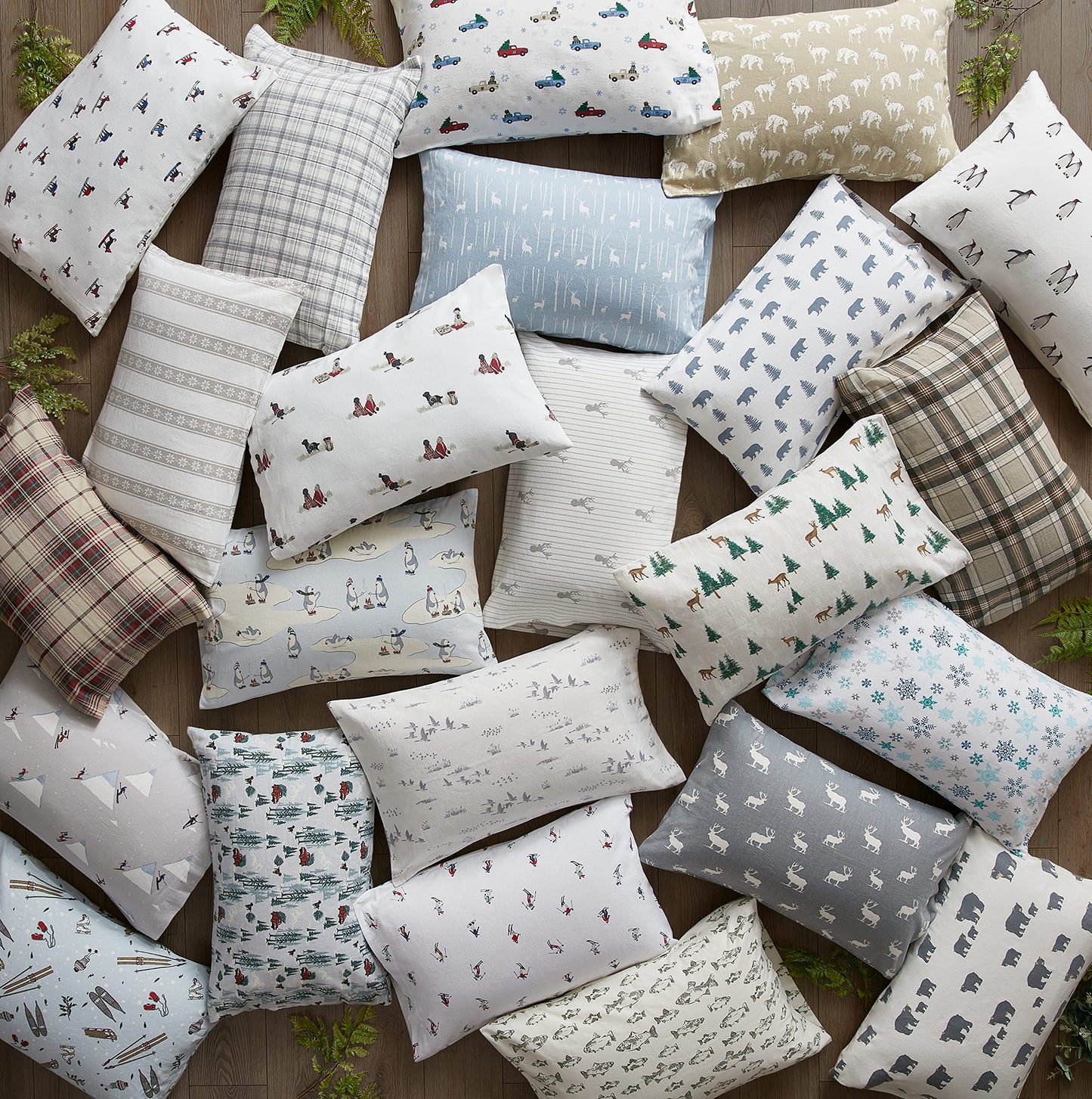 Eddie Bauer - King Sheets, Cotton Flannel Bedding Set, Brushed For Extra Softness, Cozy Home Decor (Bunkhouse Plaid, King)